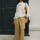 Gallery Bow Blouse in Ivory