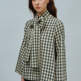 Gallery Bow Blouse in Cream