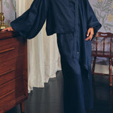 Lady Ramie Trousers in Midnight