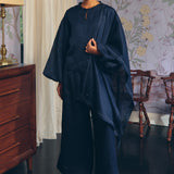 Lady Ramie Trousers in Midnight