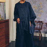 Lady Ramie Trousers in Midnight