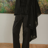 Eternal Ramie Selendang in Black
