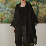 Eternal Ramie Selendang in Black