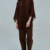 Accent Shirt in Chocolate