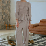 Friday Linen Pants in Dusty Pink