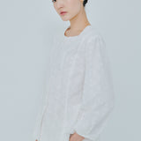 Curator Broderie Waistcoat in White