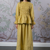 The Great Linen Skirt in Butter