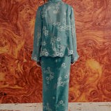 Dian Ramie Knot Skirt in Willow