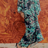 Ophelia Ramie Knot Skirt in Twilight
