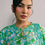 Serene Kurung Set with Selendang in Meadow