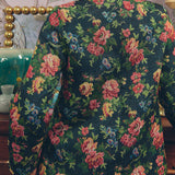 Heritage Brocade Kurung Top in Earl Grey