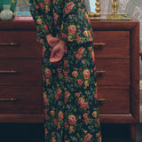 Heritage Brocade Skirt in Earl Grey