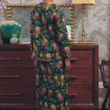 Heritage Brocade Skirt in Earl Grey