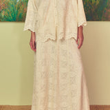 Viscountess Lace Bias Skirt