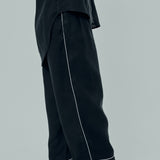 Friday Outline Linen Pants in Black