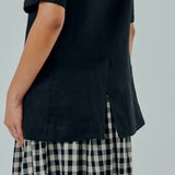 Midtown Short Sleeve Blazer in Black