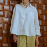 Friday Linen Shirt in White