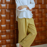 Friday Linen Pants in Butter