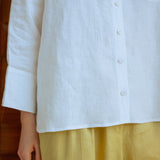 Friday Linen Shirt in White
