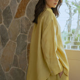 Friday Linen Shirt in Butter