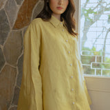 Friday Linen Shirt in Butter