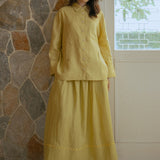 Friday Linen Shirt in Butter