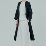 Classic Ramie Trench in Black