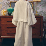 Lady Ramie Trousers in Blanc