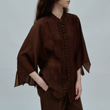 Accent Shirt in Chocolate