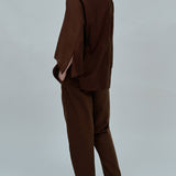 Accent Shirt in Chocolate