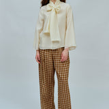 Gallery Bow Blouse in Ivory