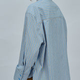 Blueprint Poplin Stripe Shirt in Blue