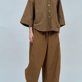 Sculptor Poplin Pants in Caramel