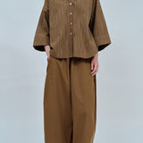 Sculptor Poplin Pants in Caramel