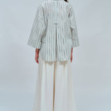 Technical Flowing Trousers in White
