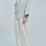 Technical Flowing Trousers in White