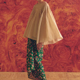 Clio Hand-Stitched Honeycomb Blouse in Ecru