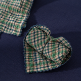 Ina Napkins in Green Checks (Pack of 2)