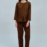 Core Tapered Pants in Chocolate