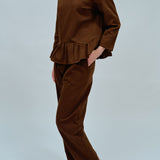 Core Tapered Pants in Chocolate