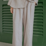 Friday Linen Pants in Dusty Pink