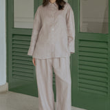 Friday Linen Pants in Dusty Pink
