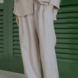 Friday Linen Pants in Dusty Pink