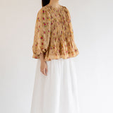 Athena Ramie Blouse in Golden