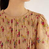 Athena Ramie Blouse in Golden