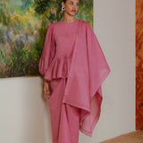 Eternal Ramie Selendang in Peony