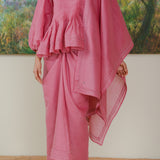 Eternal Ramie Selendang in Peony