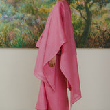 Eternal Ramie Selendang in Peony