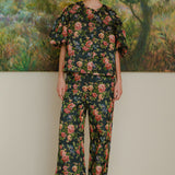 Heritage Brocade Trousers in Earl Grey