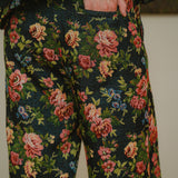 Heritage Brocade Trousers in Earl Grey